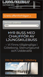 Mobile Screenshot of ljungskilebuss.se